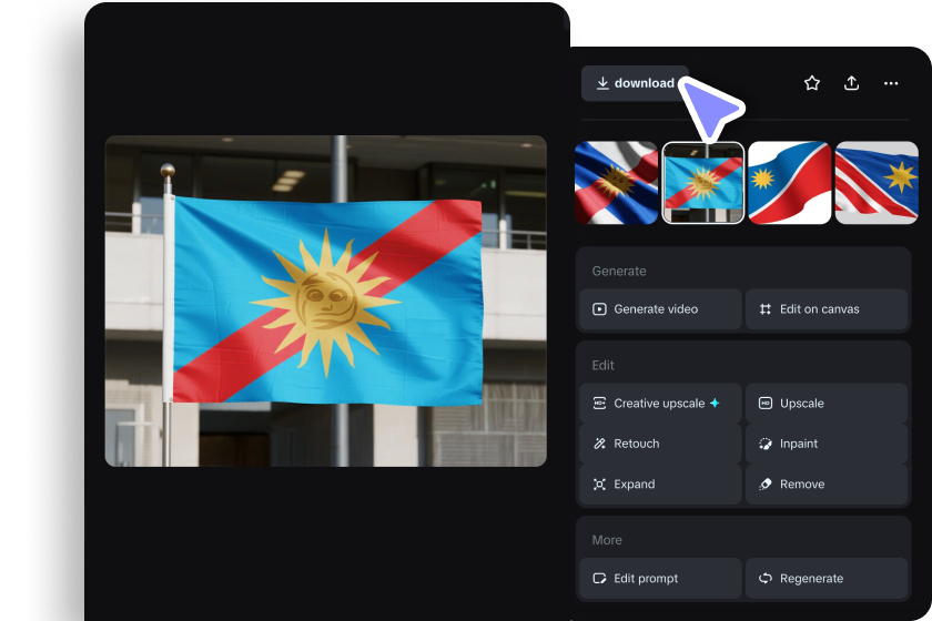 Editing and exporting custom flags from the AI editor