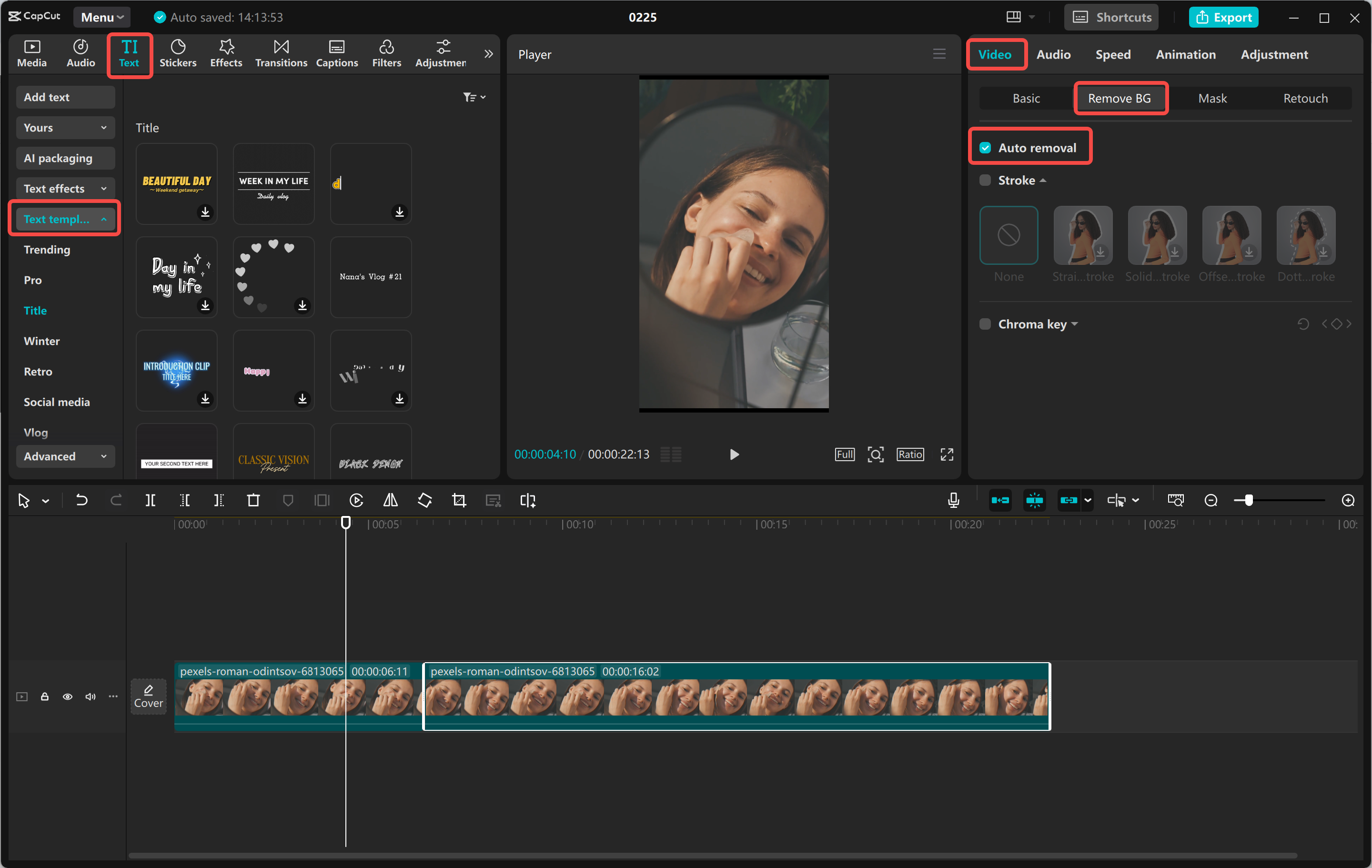 Instagram-kelan luominen eri työkaluilla CapCut-työpöytävideoeditorissa