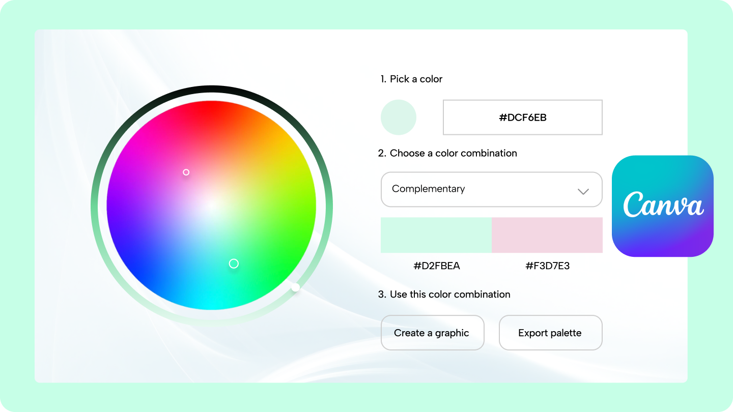 canva color wheel