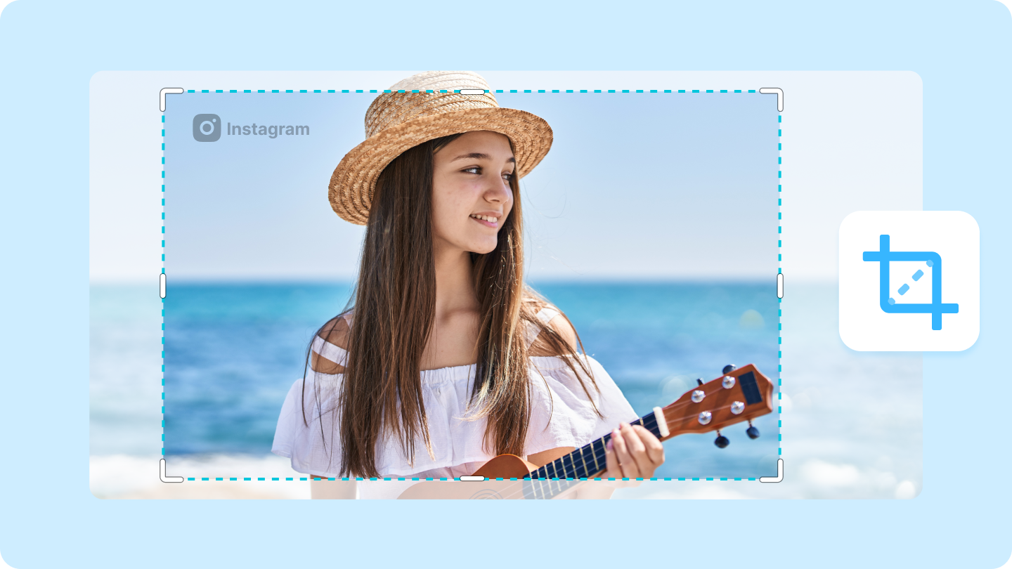 recadrage de photos pour instagram 