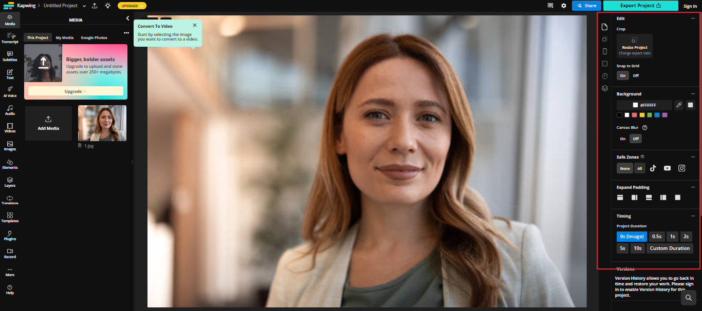 immagini in video online