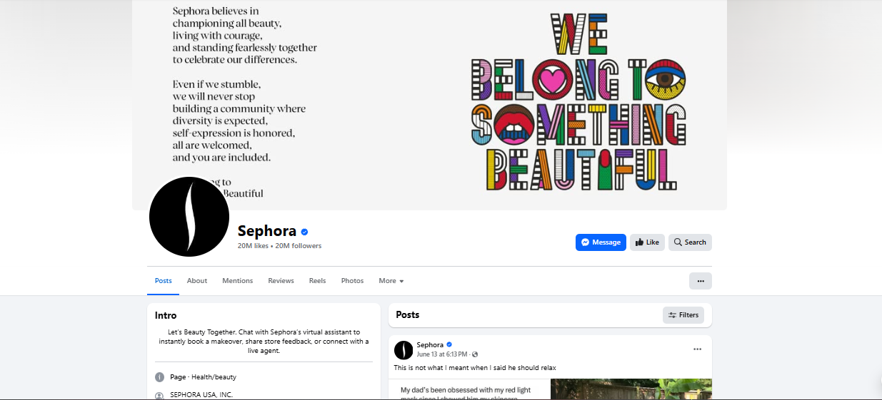 Exemple de marketing Sephora