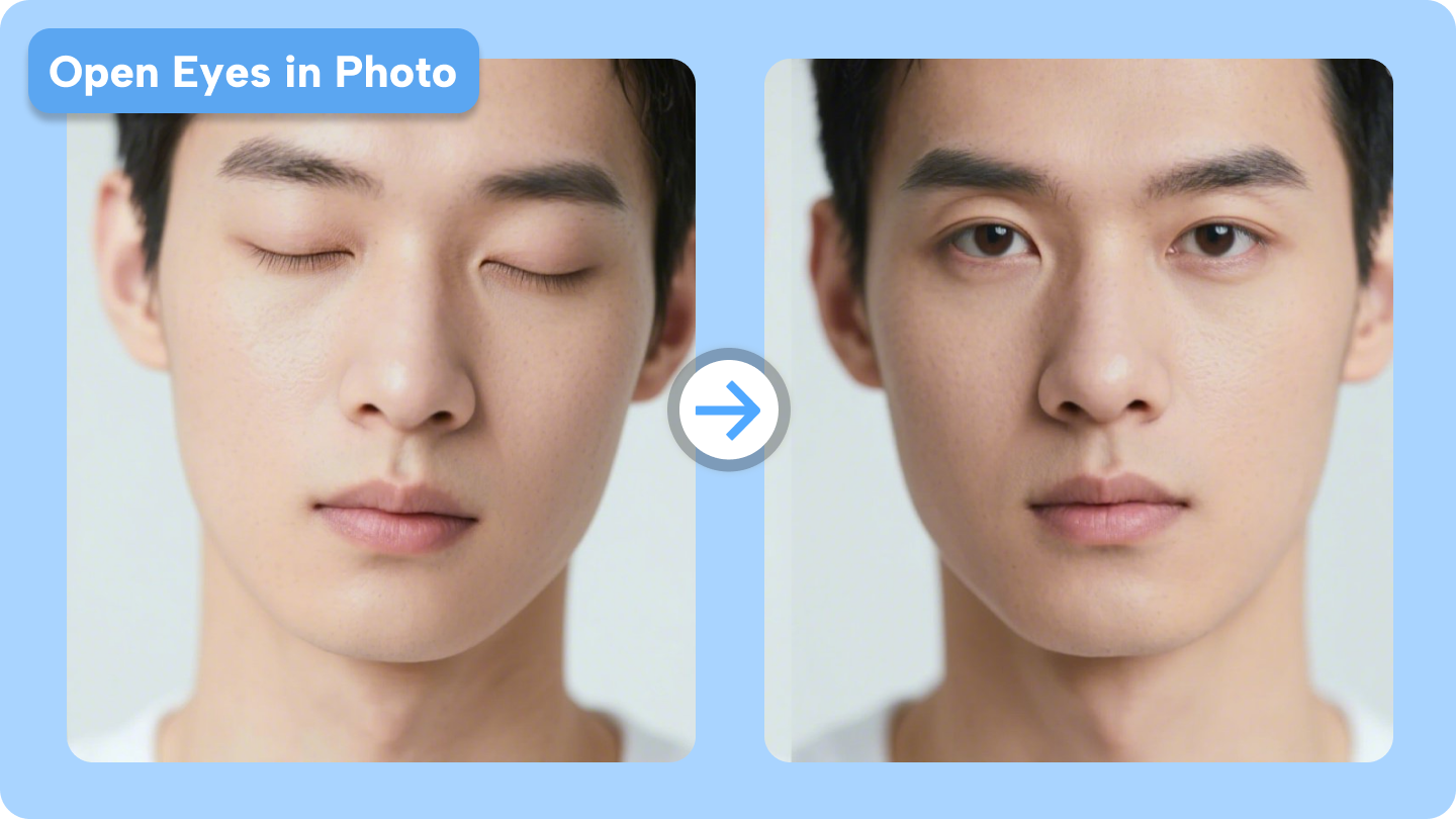 open eyes photo editor online