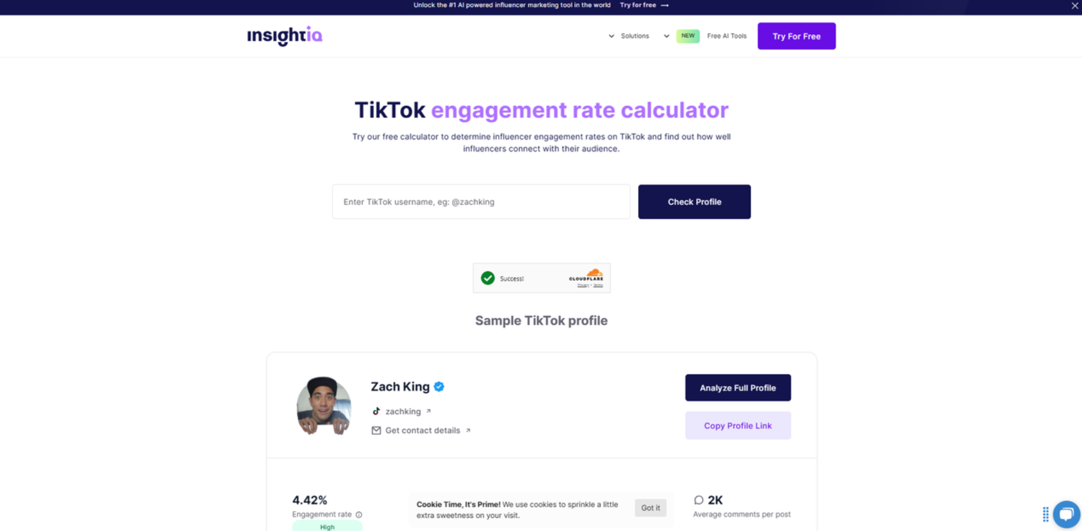 อินเทอร์เฟซของ InsightIQ - เครื่องมือที่สมบูรณ์แบบในการดูการวิเคราะห์ TikTok