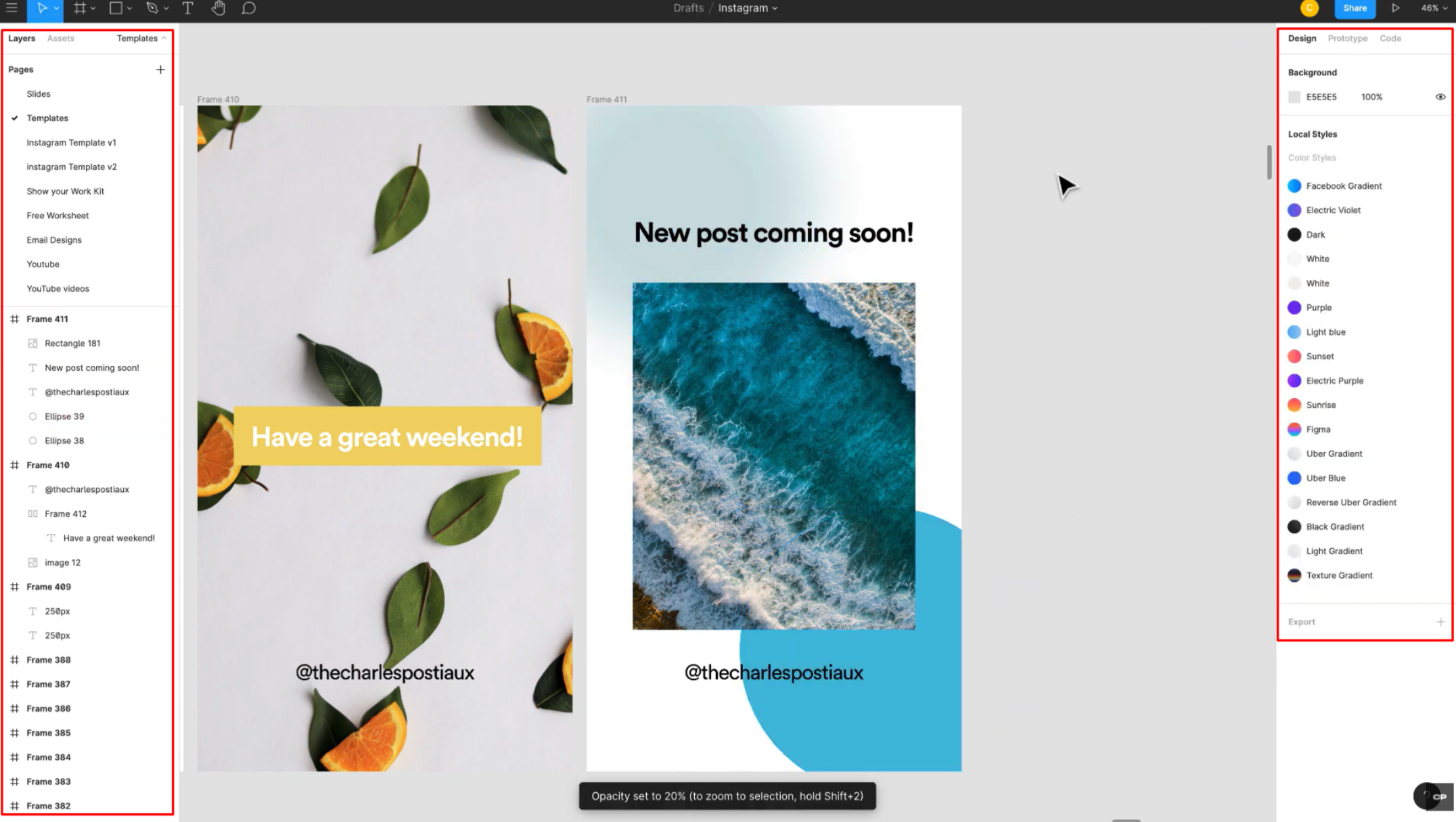 Entwurf eines benutzerdefinierten Layouts in Figma