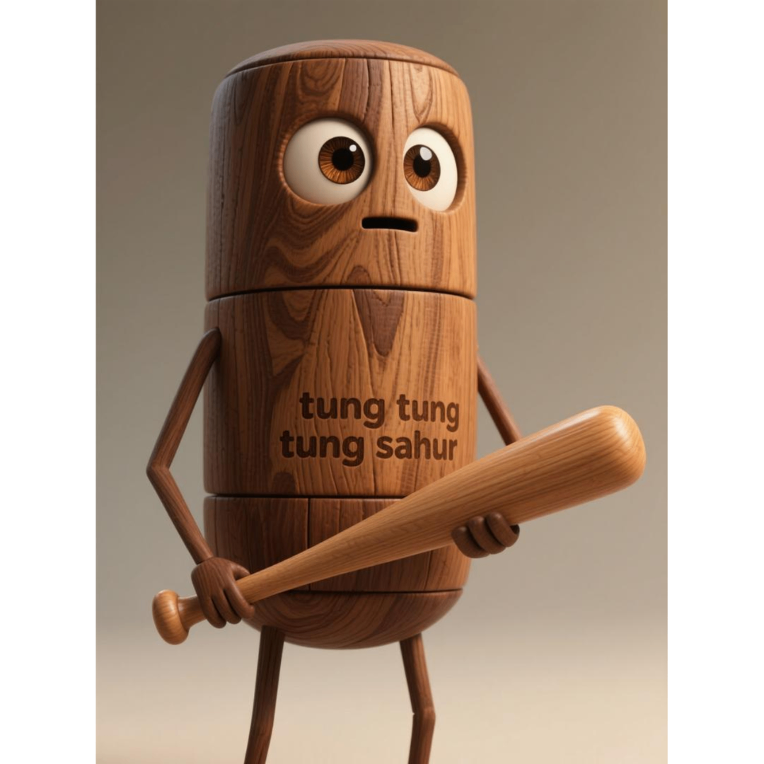 Tung tung sahur 3d na modelo