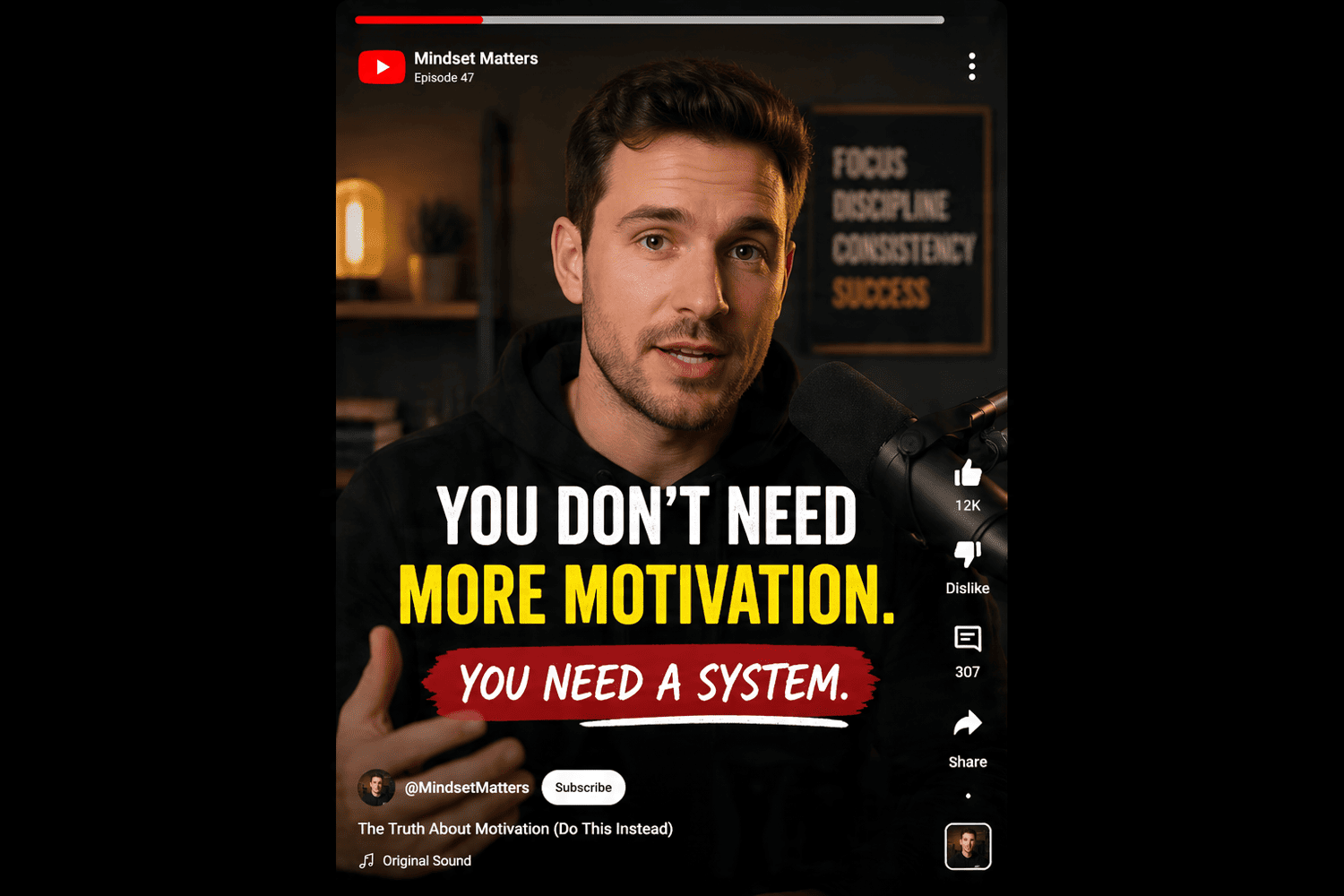 Vertical video clip