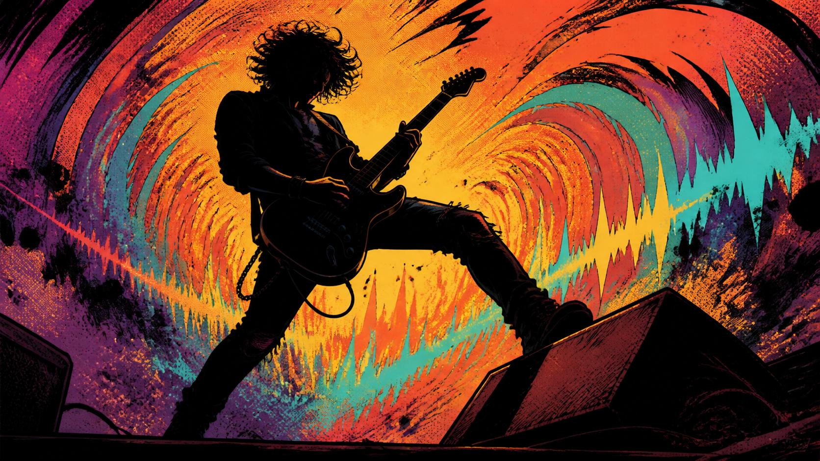 Graphic Illustrated Comic Look originale 16: 9 effetto visivo 4