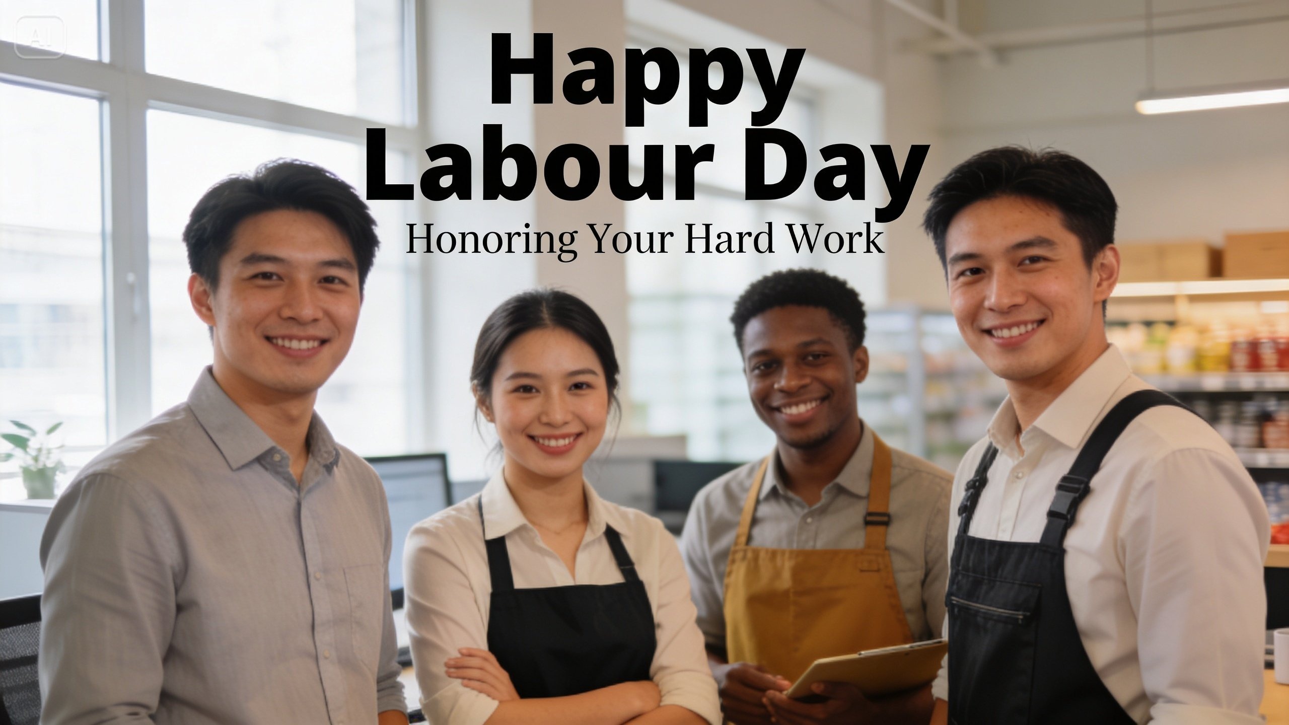 Snel naar voltooide Labor Day-kaart