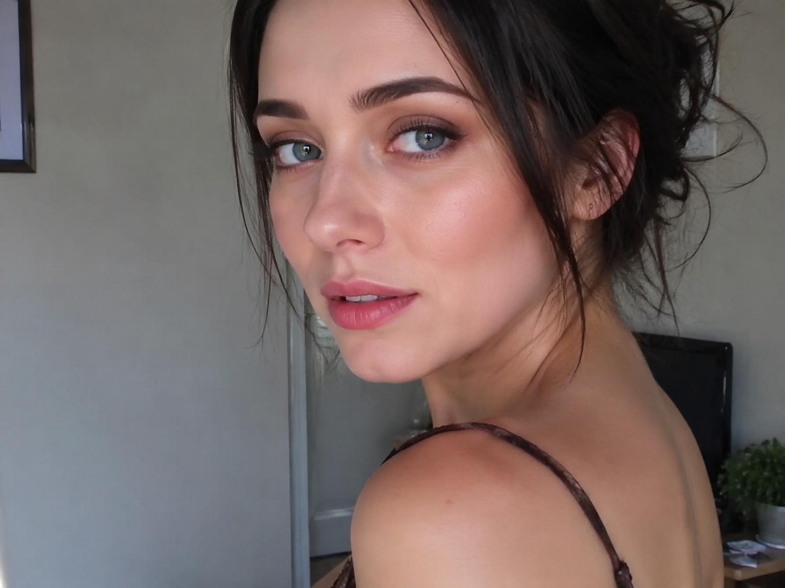 Dreamina rimuove il trucco dal prompt video esempio 2: Ripara lo sfondo in modo naturale