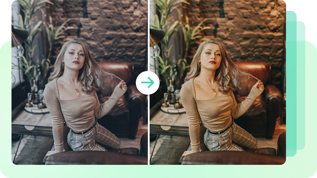  AI fotoğraf renk düzeltmesini kullanarak renkleri artırın