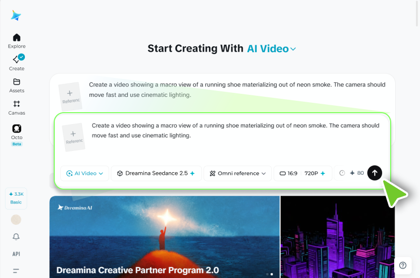 Write down the prompts or upload images