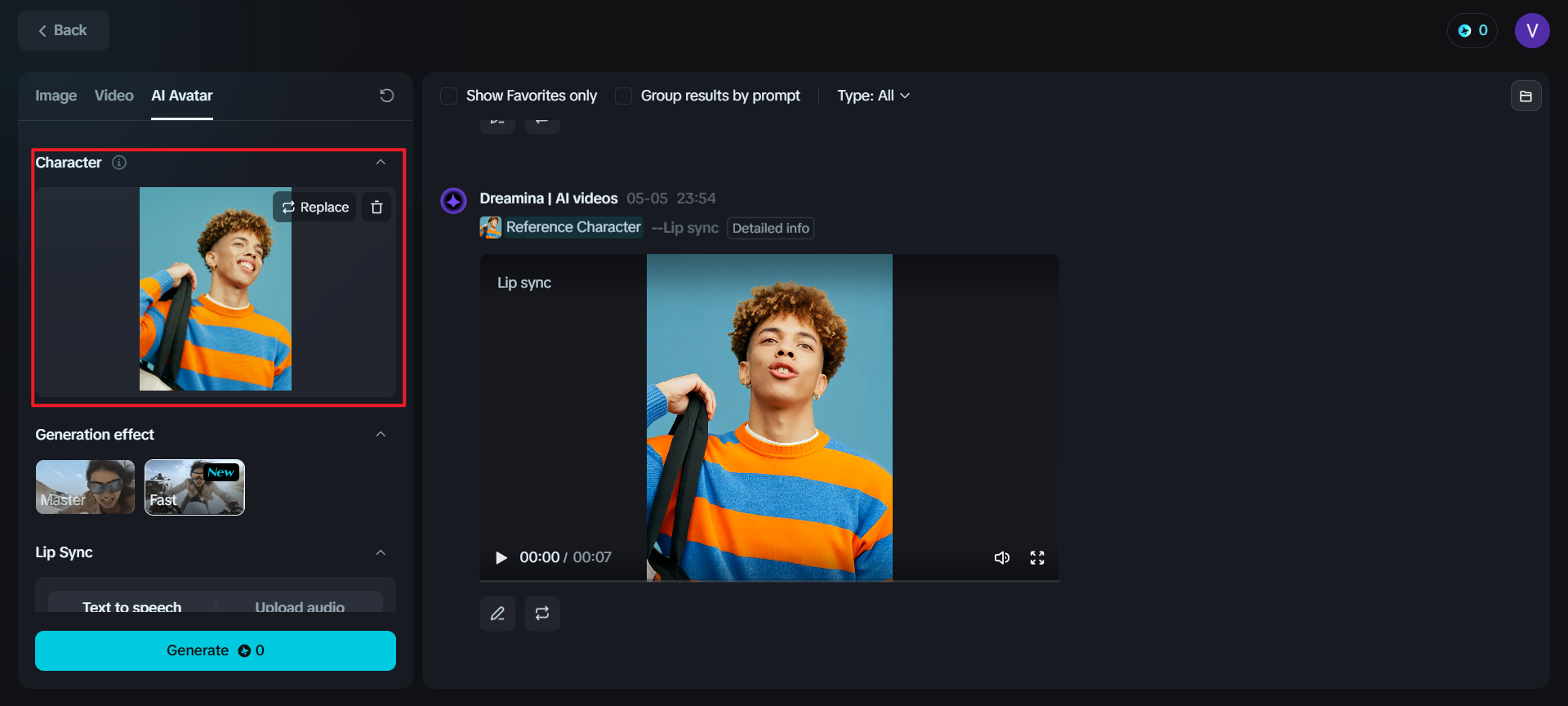 IA criador de avatar