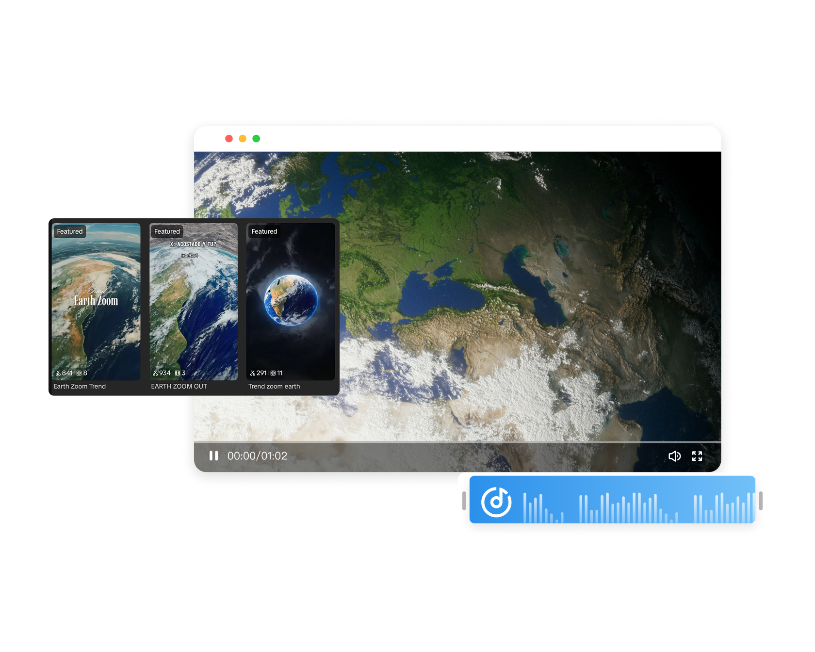  CapCut's Earth Zoom Out hiệu ứng miễn phí
