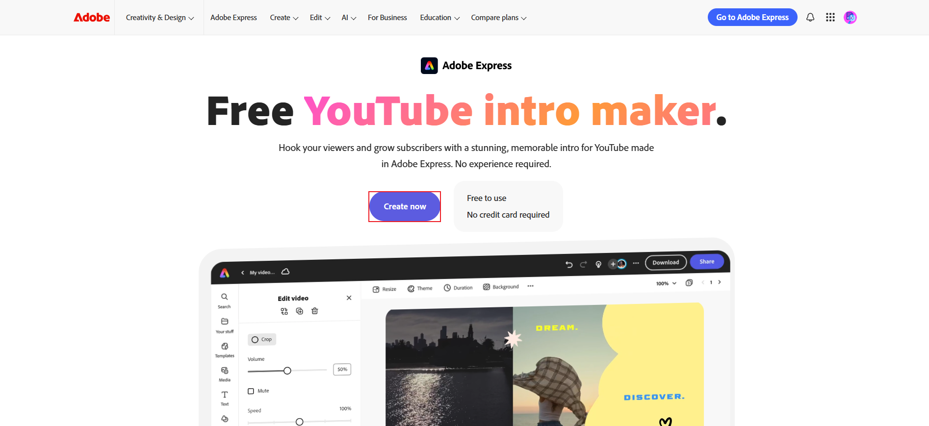 come creare un video introduttivo di YouTube
