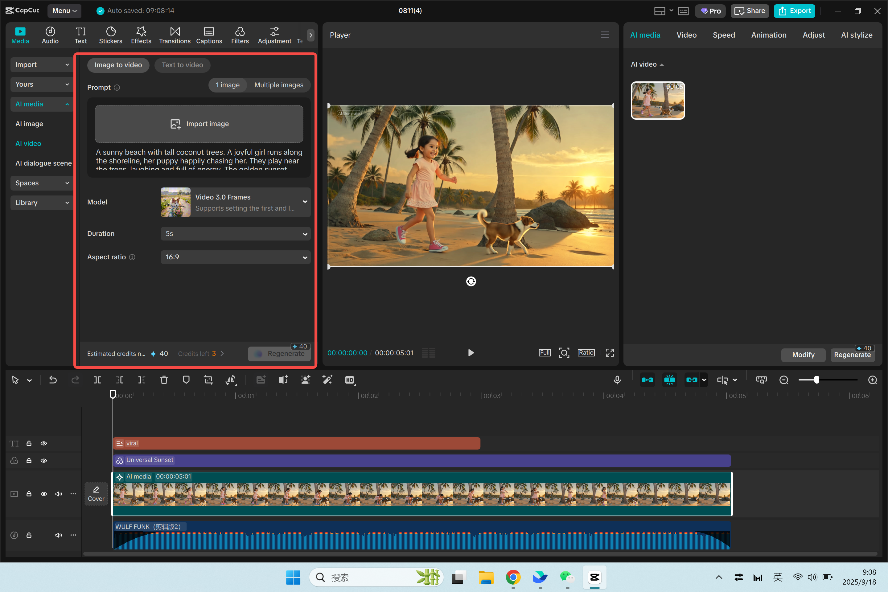 Chuyển đổi hình ảnh thành video bằng trình CapCut chỉnh sửa video trên máy tính để bàn