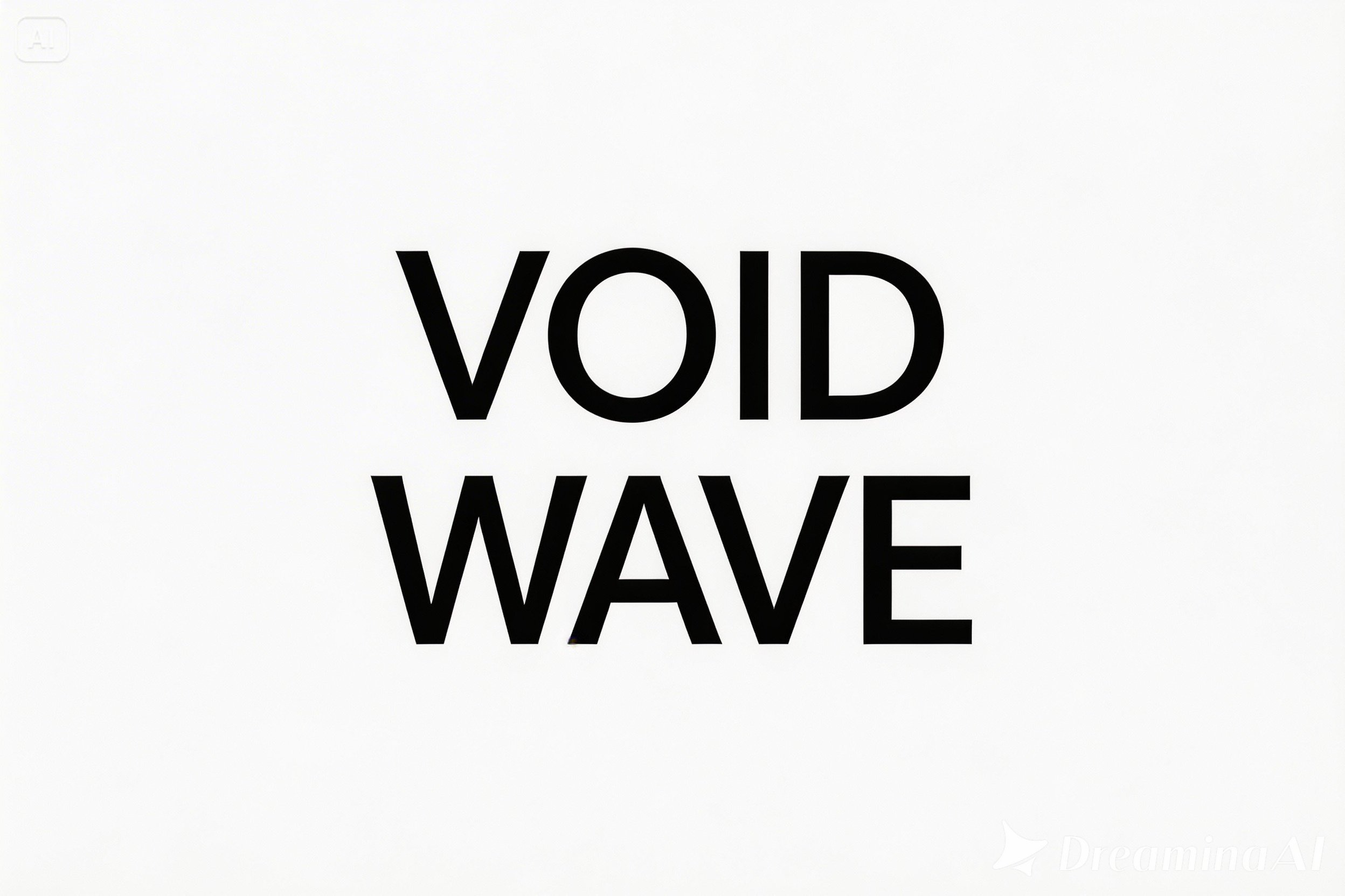 Minimalist typography logo