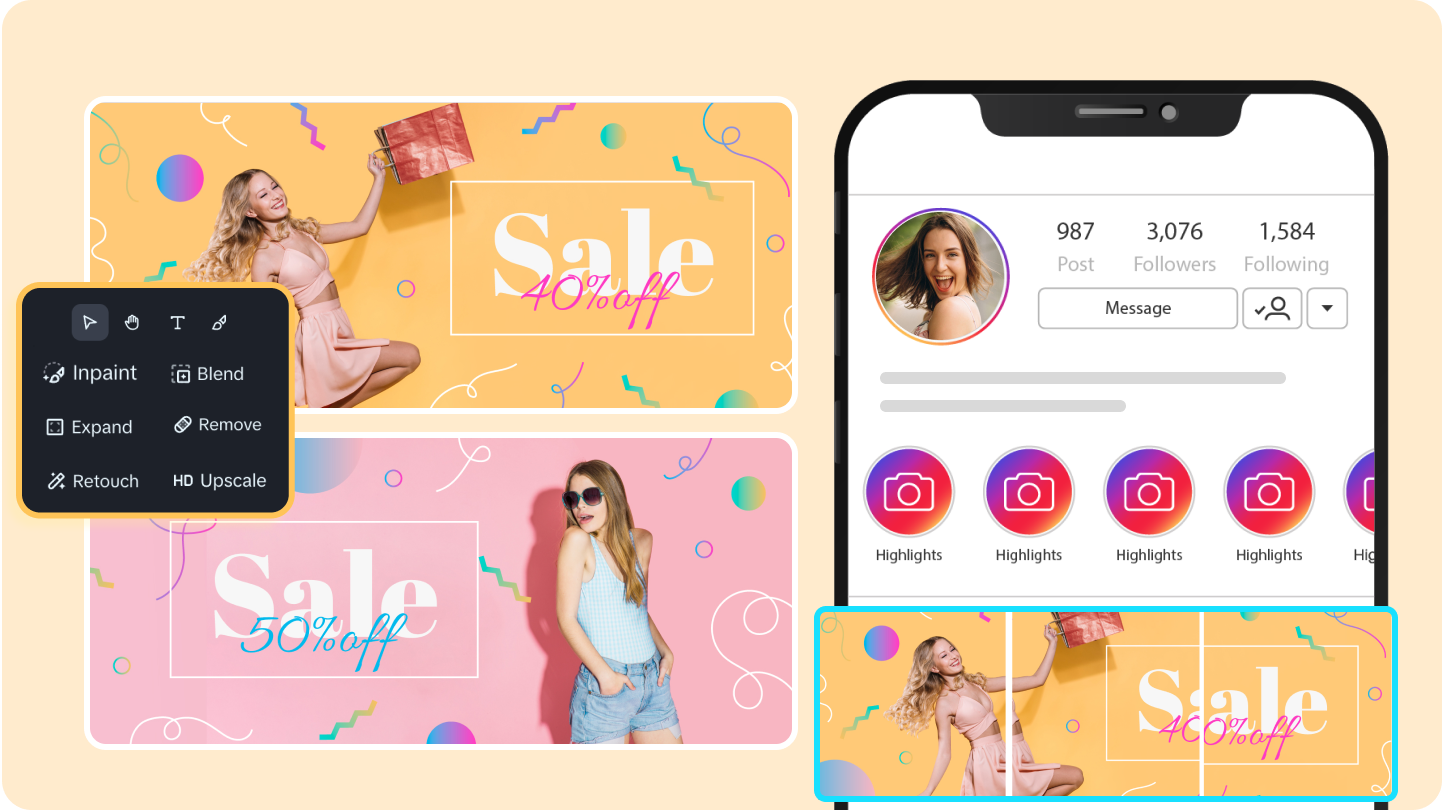 インスタグラムのバナーを作る4つの方法:今までにない魅力的な視聴者