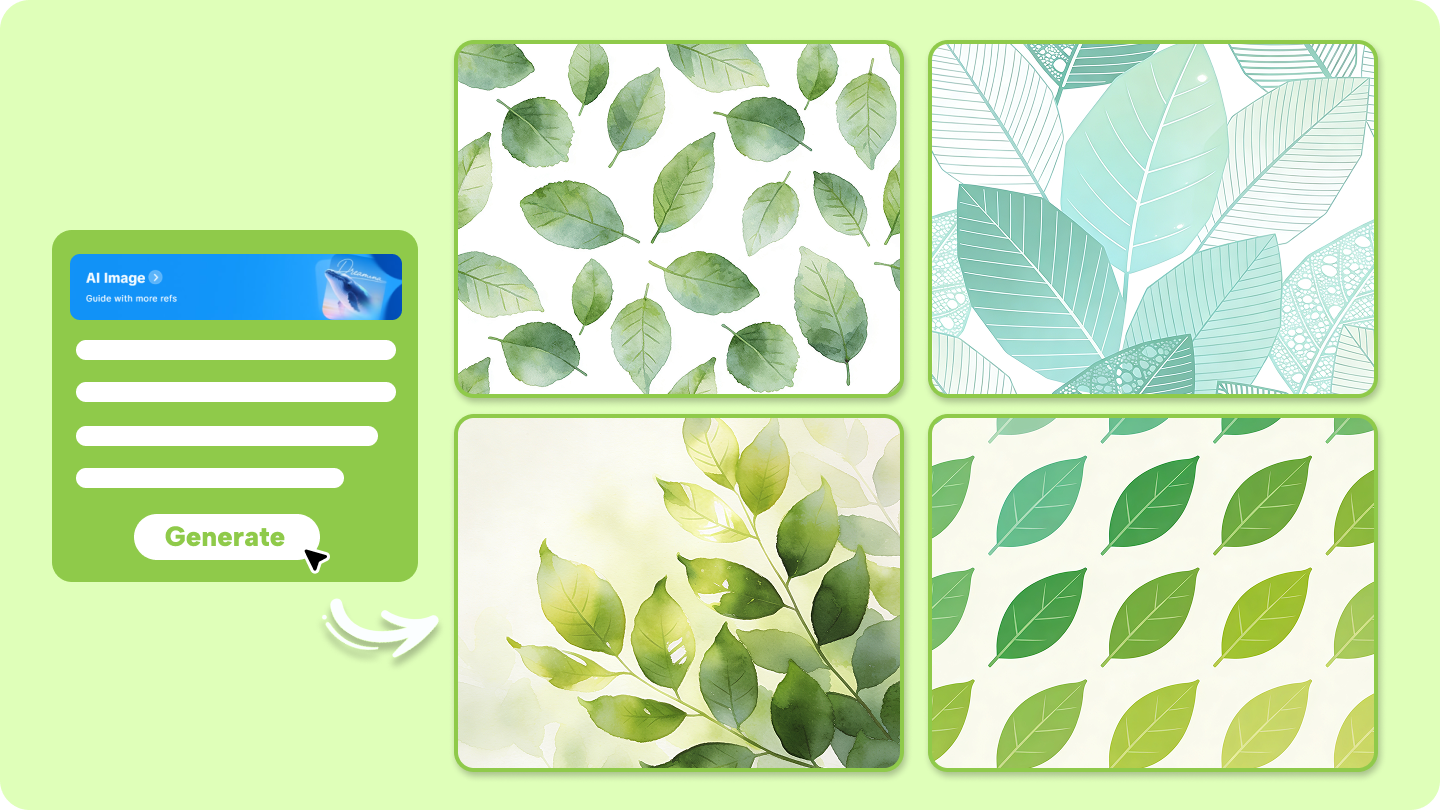 Leaf Design Pattern: Create Stunning Leaf-Inspired Designs with AI