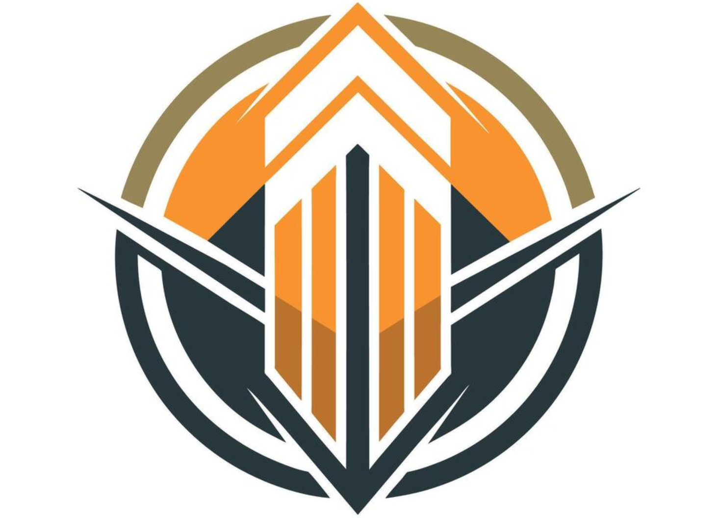 Design di logo minimalista con linee pulite.