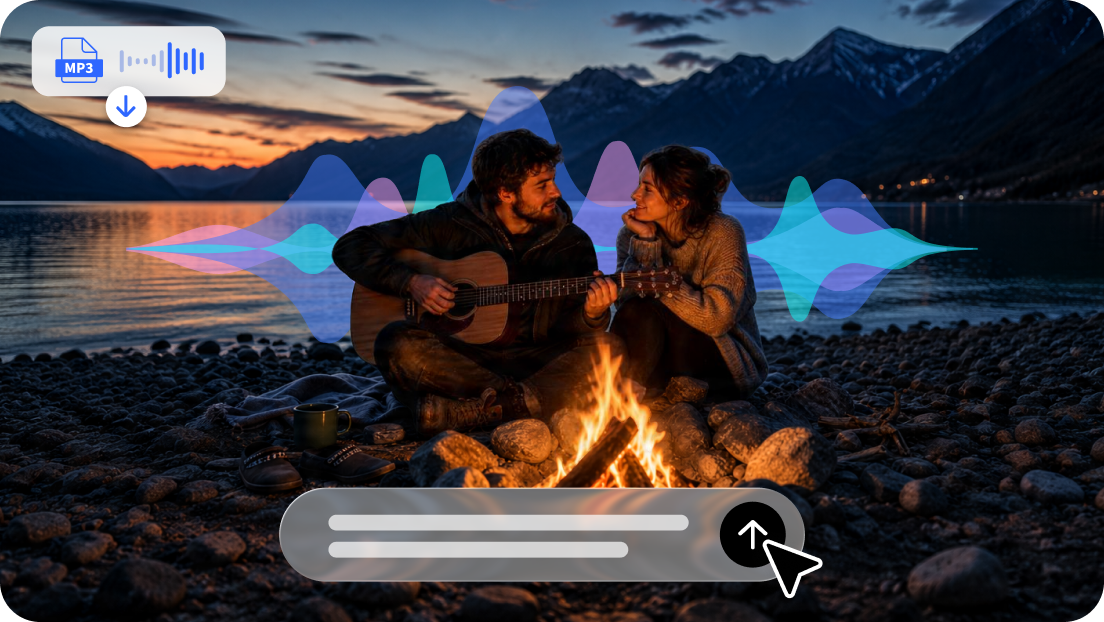 Generador de videos de música de fondo