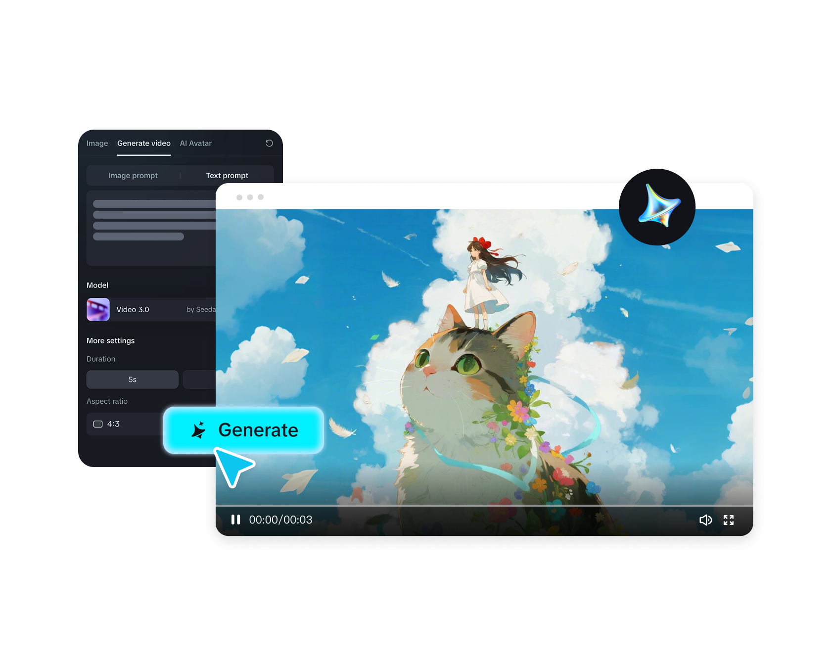 ai text la generator video gratuit