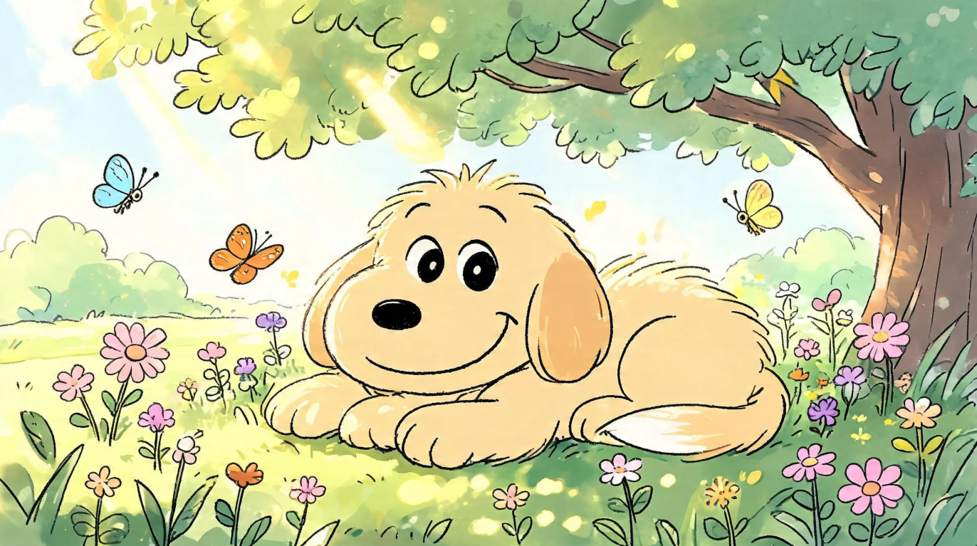 Prompt for a Snoopy-style pet comic portrait