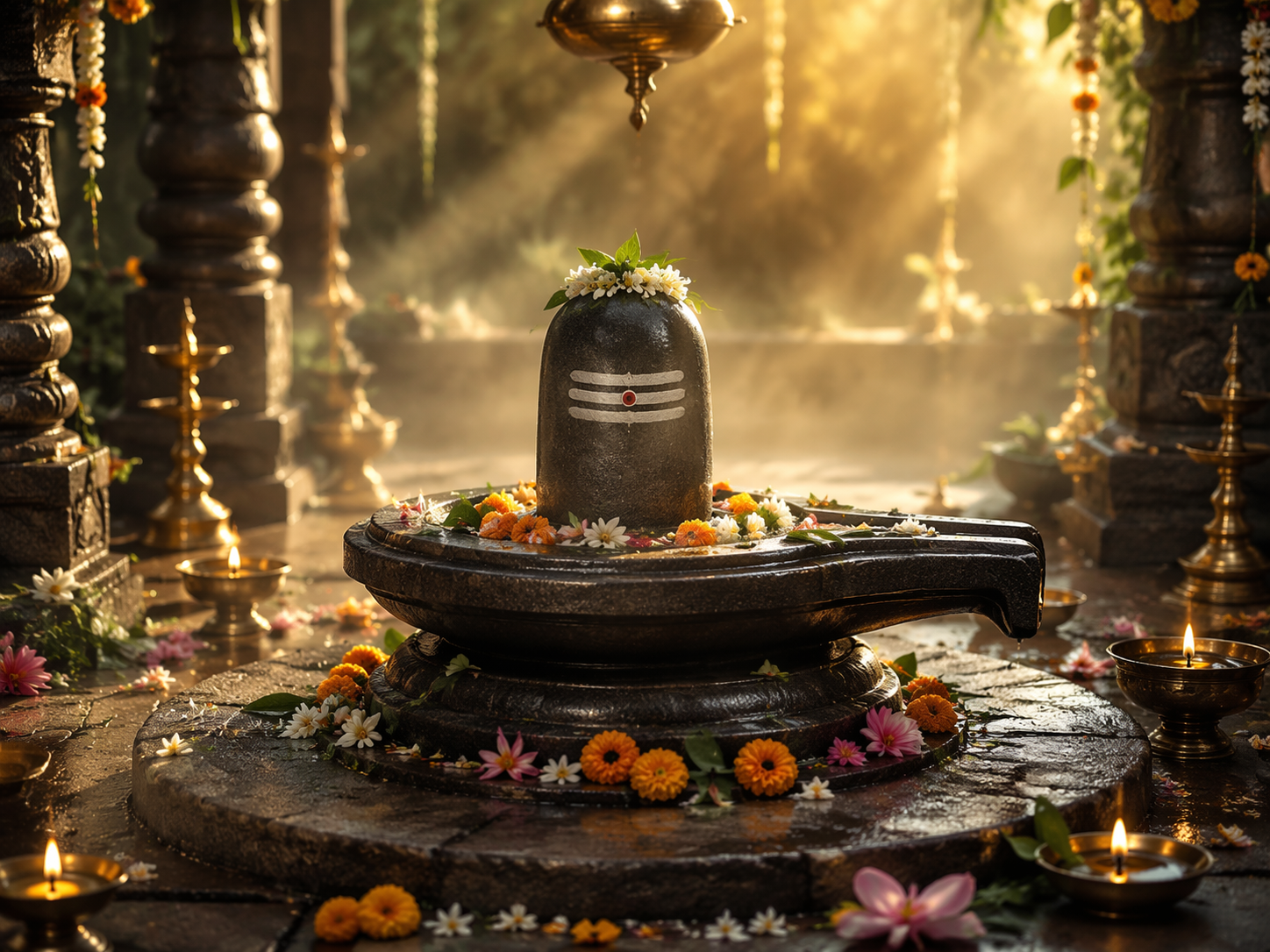 Dreamina Mahadev Shivling AI photo editing prompts prompt example 1