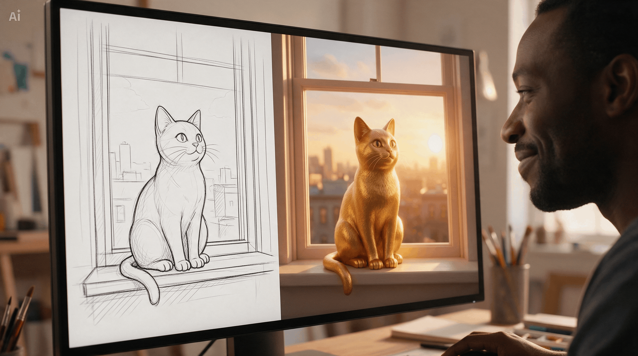 Turn Sketches Into Scenes